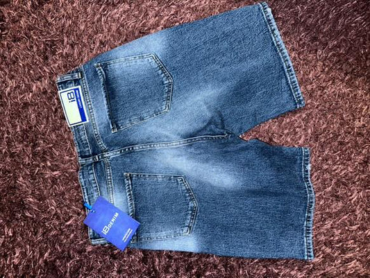 Мъжки къси дънки - "I8 DENIM BLUE"