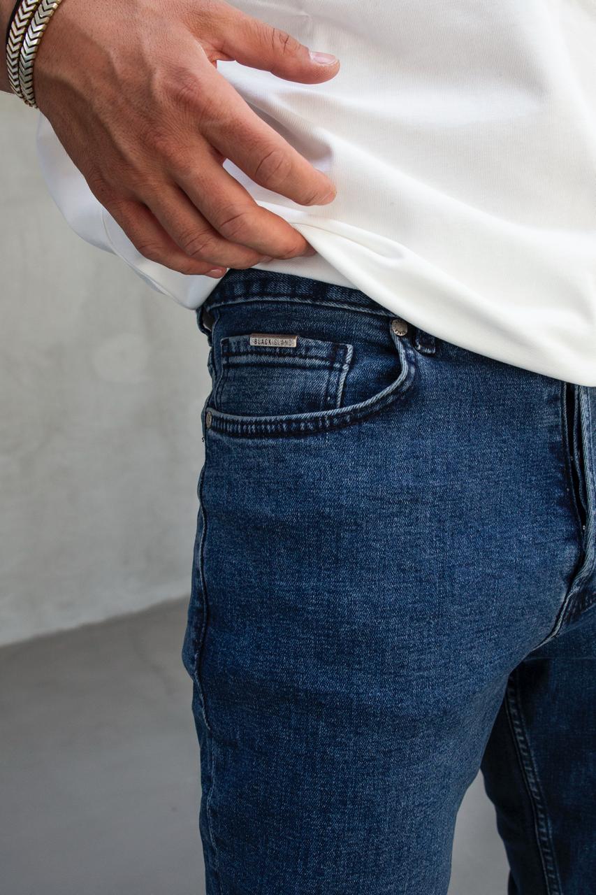 Мъжки дълги дънки "Black Island" - 17318