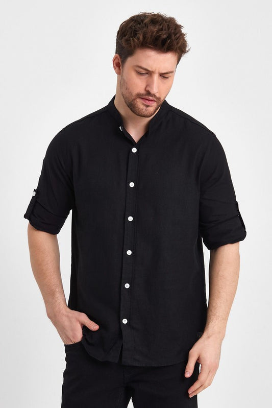 Риза - "BLACK LONG SLEEVE"